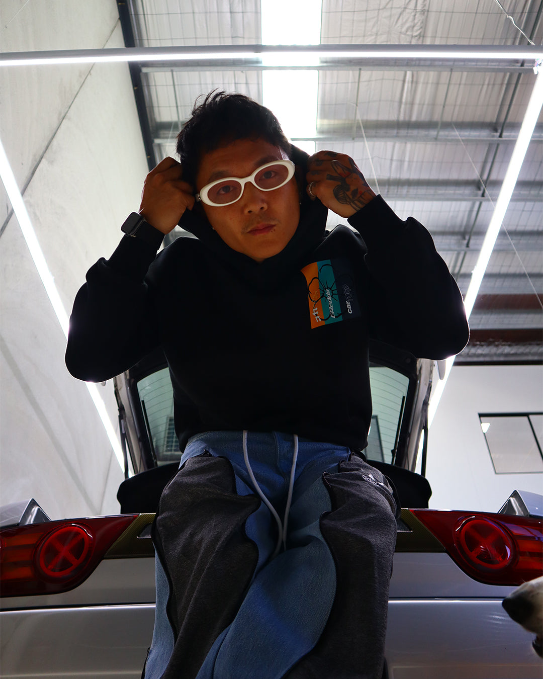 "GReddy" Collab Hoodie // BLACK