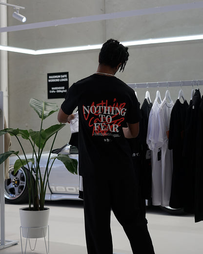 "Nothing To Fear" T Shirt // Black