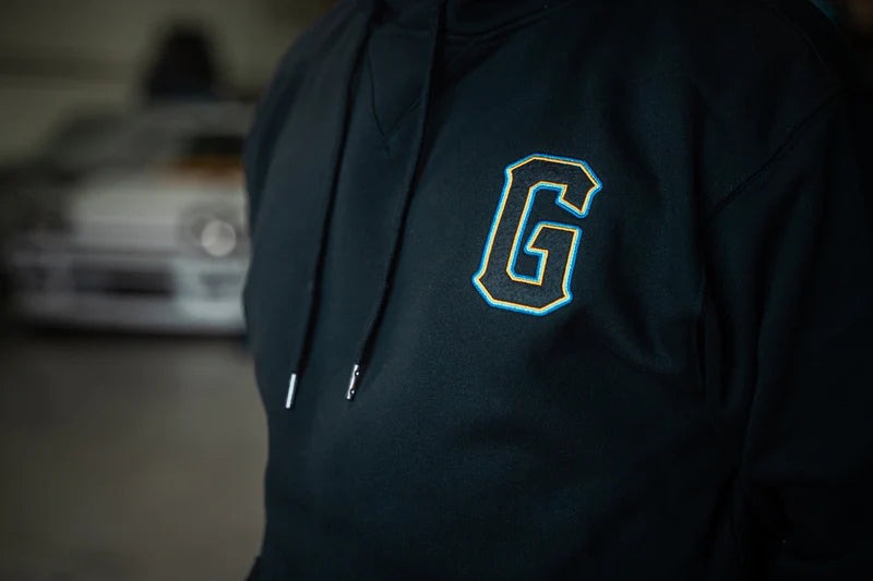 GReddy Tri-color G Logo Pullover Hoodie - Black
