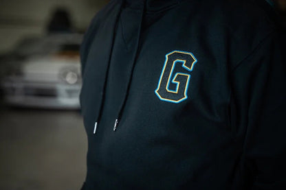 GReddy Tri-color G Logo Pullover Hoodie - Black