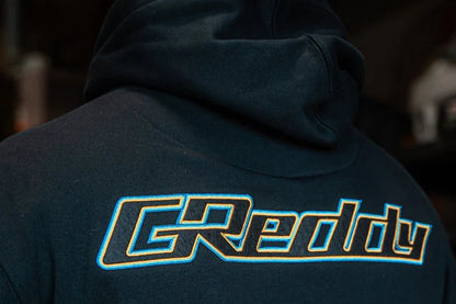 GReddy Tri-color G Logo Pullover Hoodie - Black