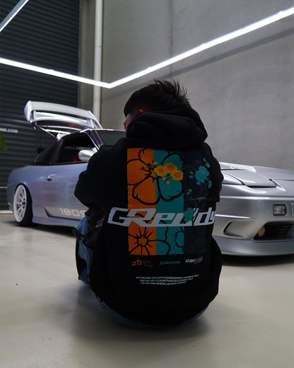 "GReddy" Collab Hoodie // BLACK