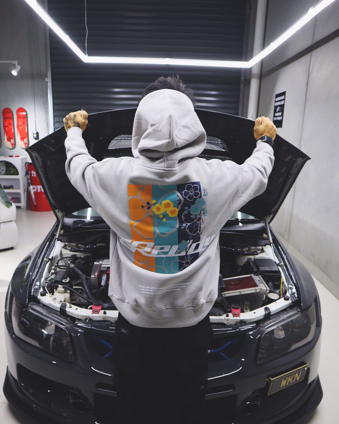 "GReddy" Collab Hoodie // NARDO GREY