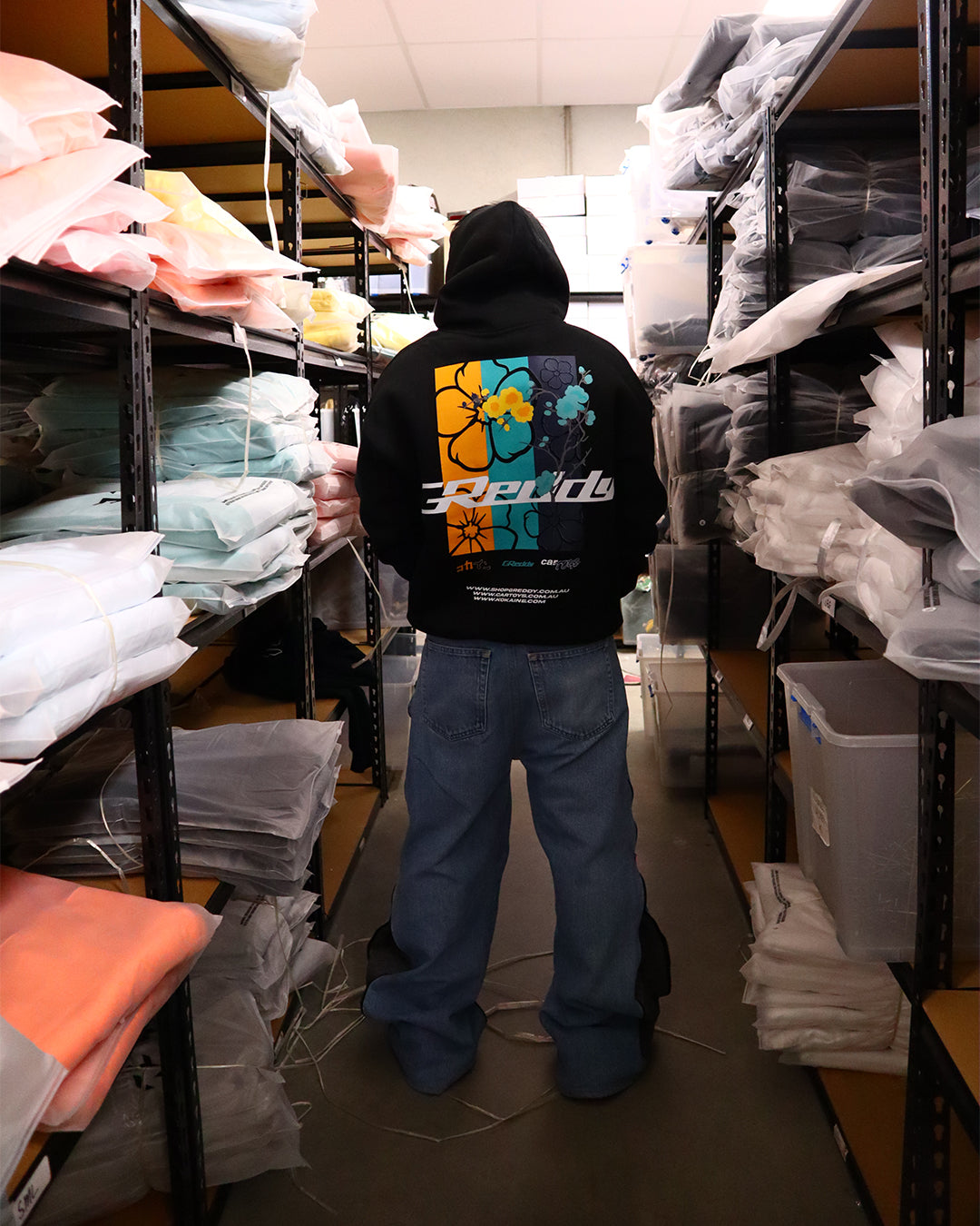 "GReddy" Collab Hoodie // BLACK