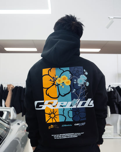 "GReddy" Collab Hoodie // BLACK