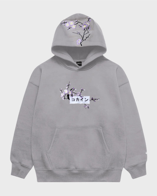 Nardo Grey / Purple & Yellow Blossom //// Hoodie