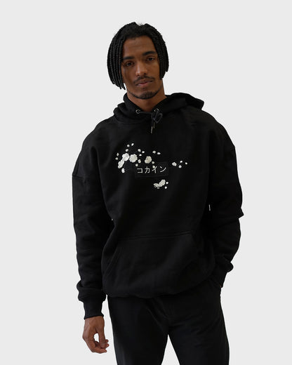 Black / White Blossom V1 //// Hoodie