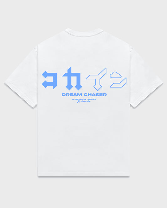 "Dream Chaser" T Shirt // Blue / White