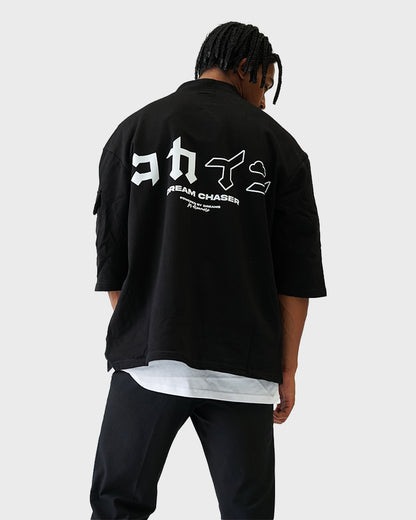 "Dream Chaser" Kimono // BLACK