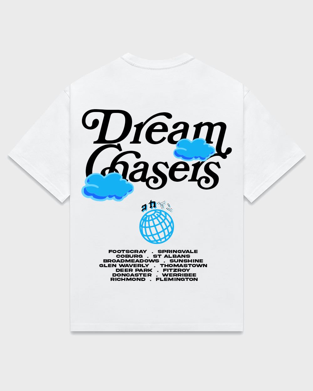 "Dream Chaser" WORLD T Shirt // White