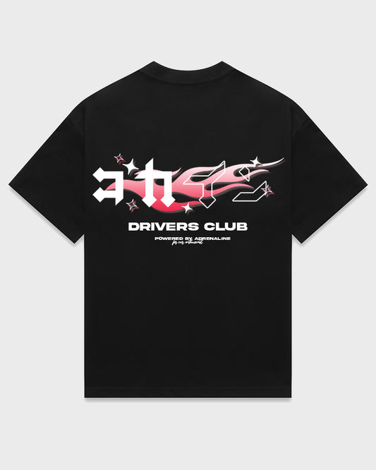 "Drivers Club" T Shirt // Black