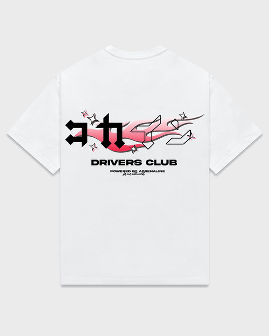 "Drivers Club" T Shirt // White
