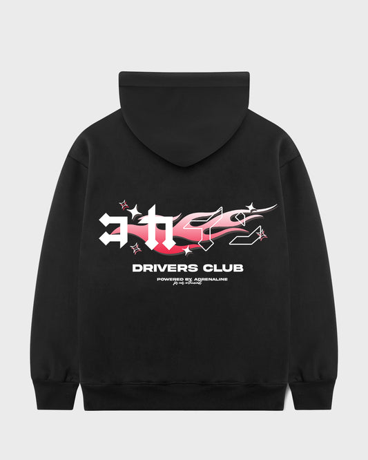 "Drivers Club" Hoodie // BLACK