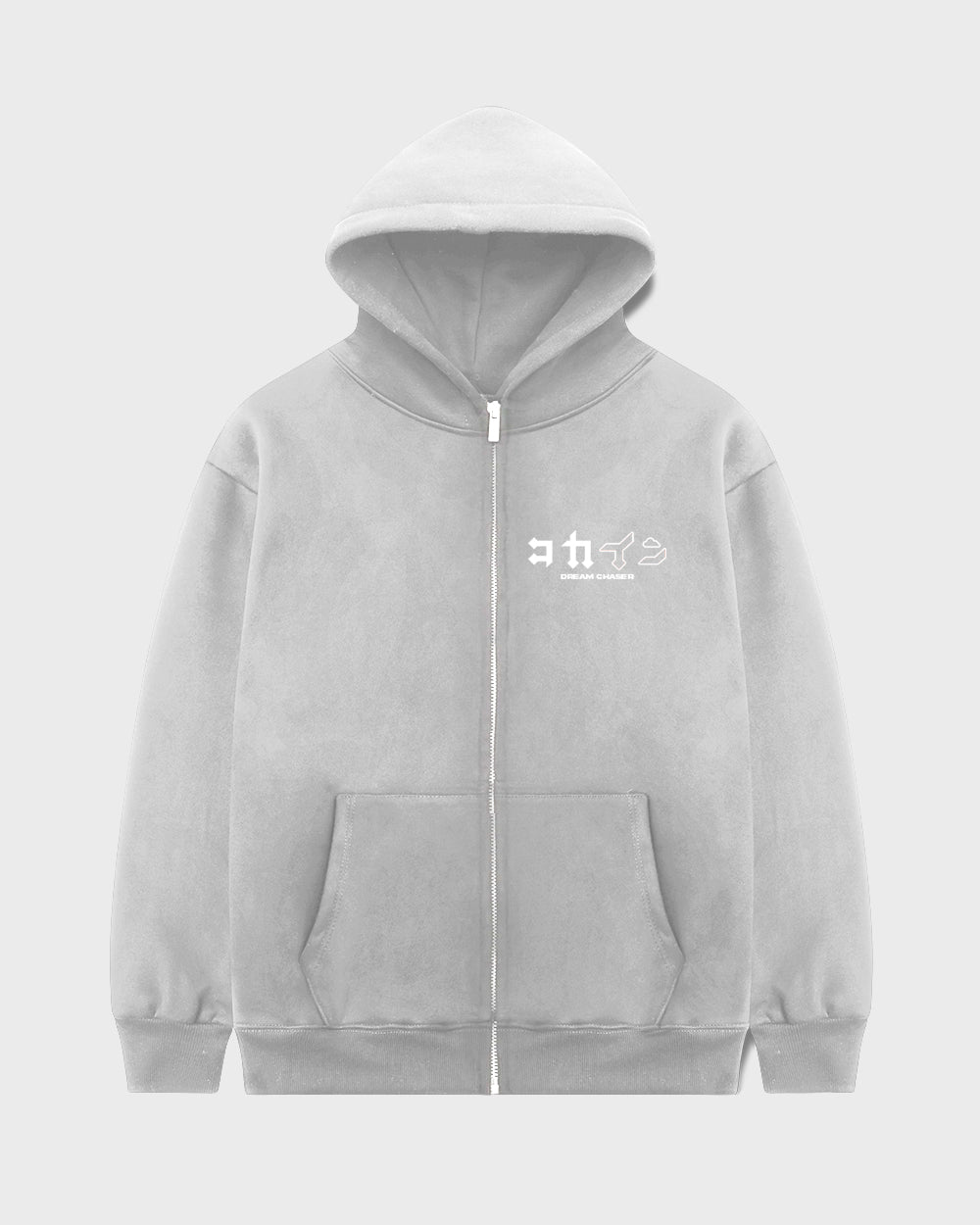 "Dream Chaser" Zip Up Hoodie // NARDO GREY