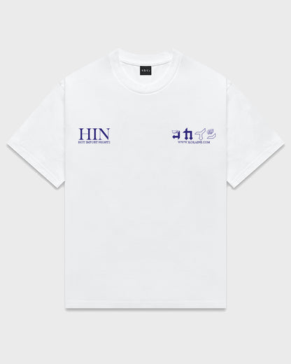 "HIN" Hot Import Nights x KOKAINE Collab T Shirt // White