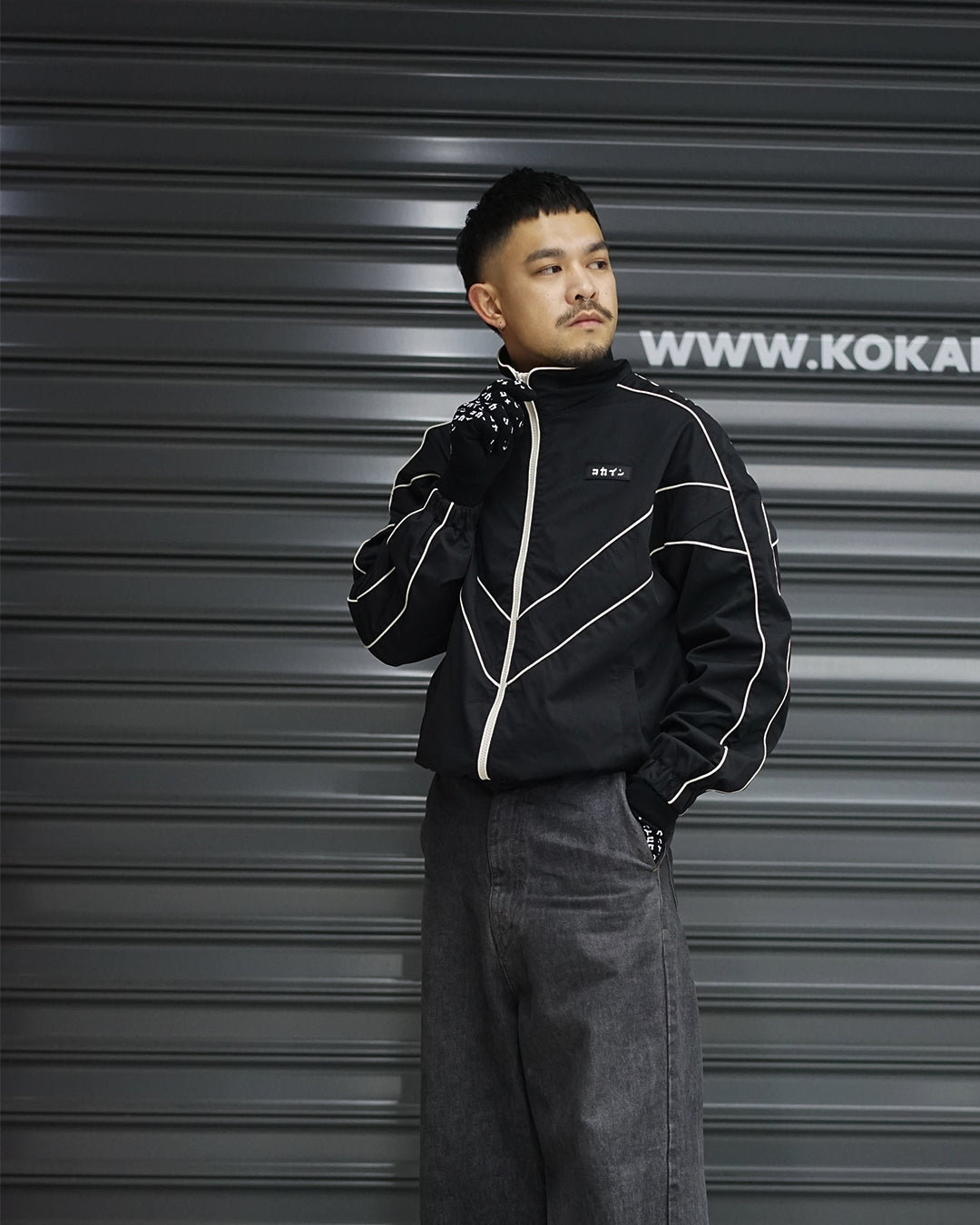 Piping Logo Jacket ///