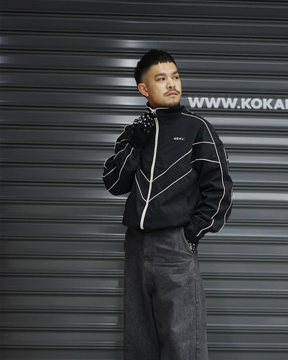 Piping Logo Jacket ///