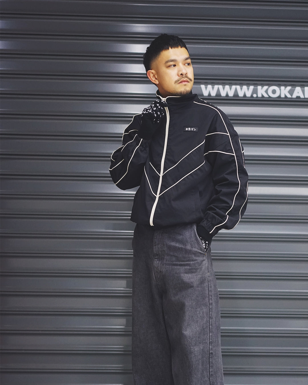 Piping Logo Jacket ///