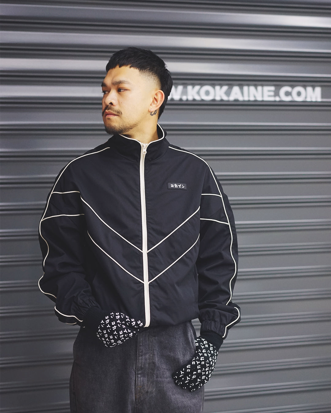Piping Logo Jacket ///