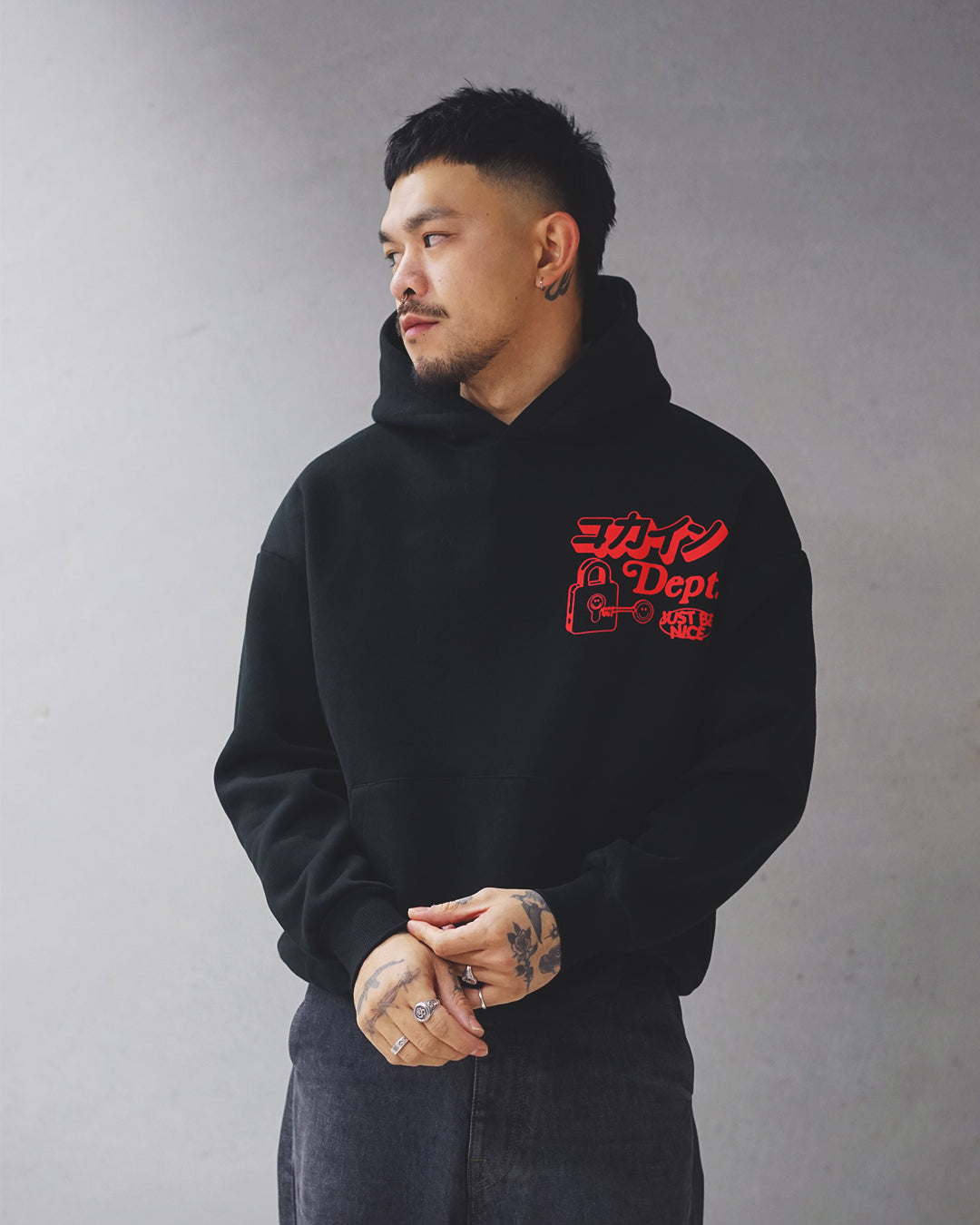 Kindness Is Key Hoodie // BLACK