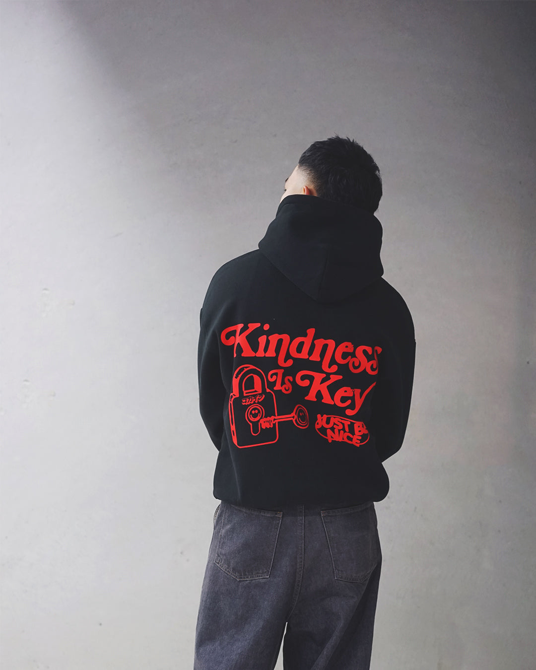 Kindness Is Key Hoodie // BLACK