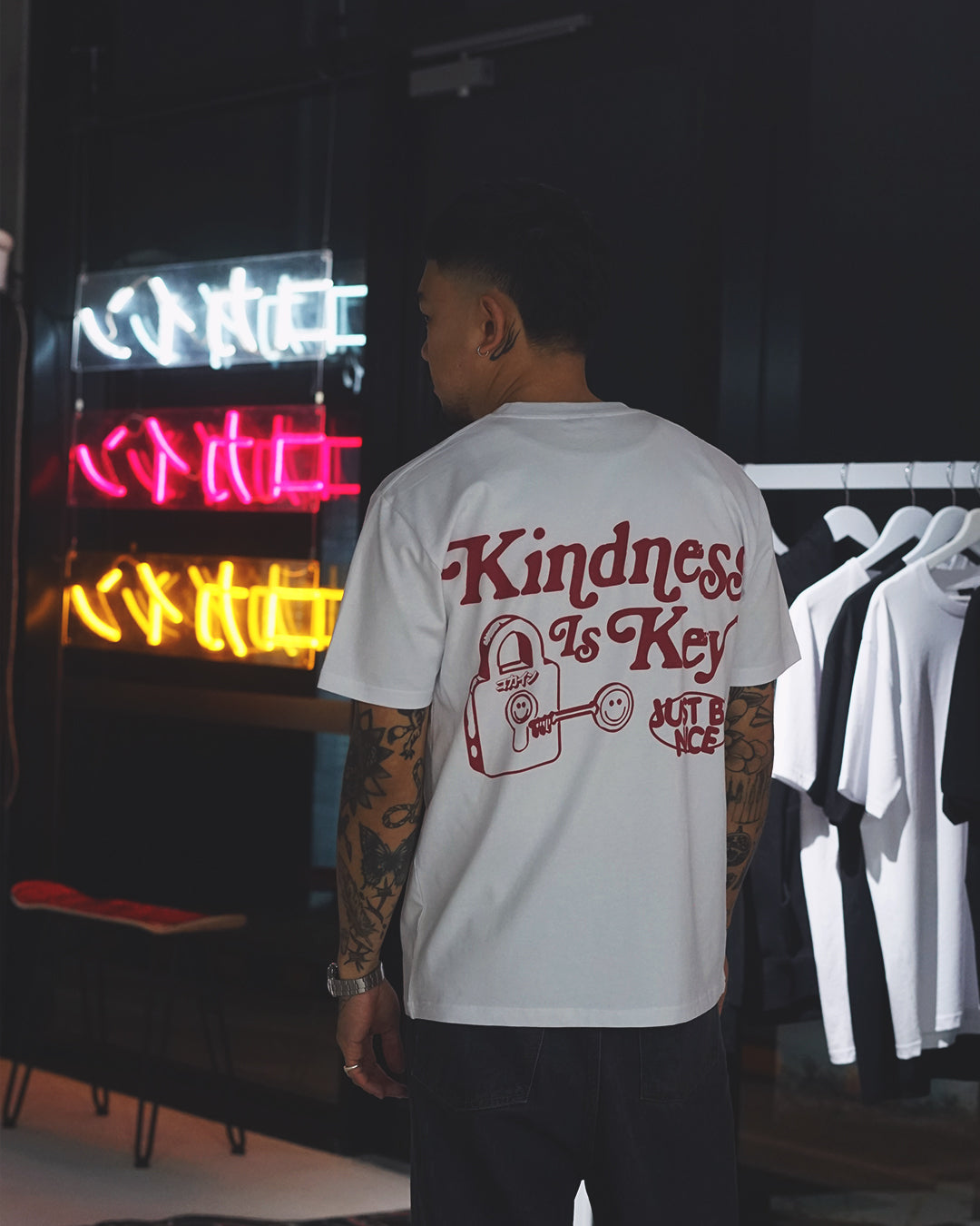 Kindess Is Key T Shirt // White