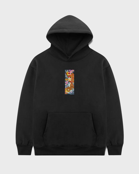 "KOI" Patch Hoodie // BLACK