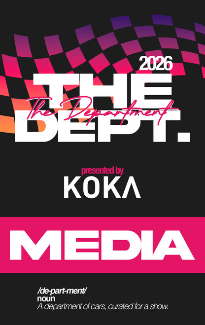 The Department - The Car Show // MEDIA PASS