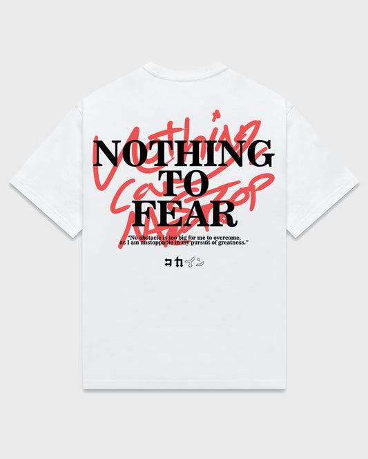 "Nothing To Fear" T Shirt // White