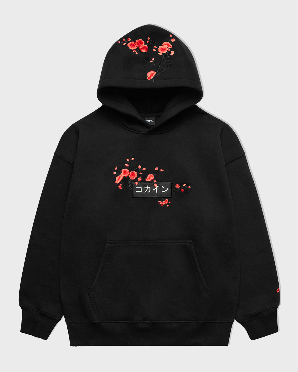 Black / Red Blossom V2 //// Hoodie