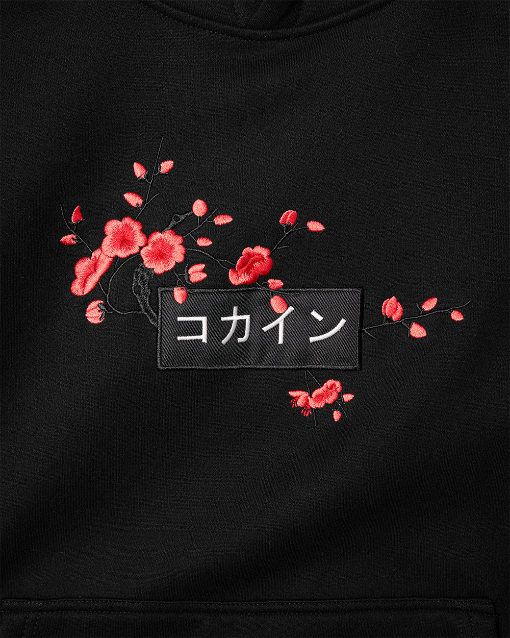 Black / Red Blossom V2 //// Hoodie