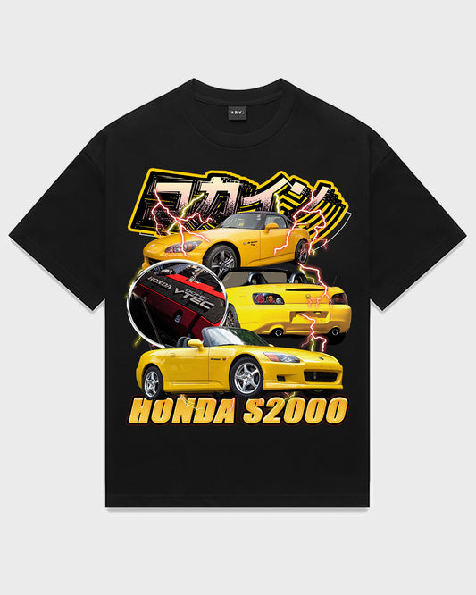 "S2000 // S2K" Vintage T Shirt // Black