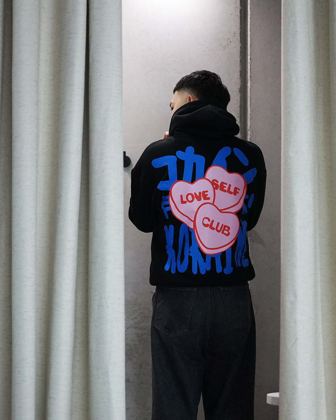 Self Love Club - Candy Hoodie // BLACK