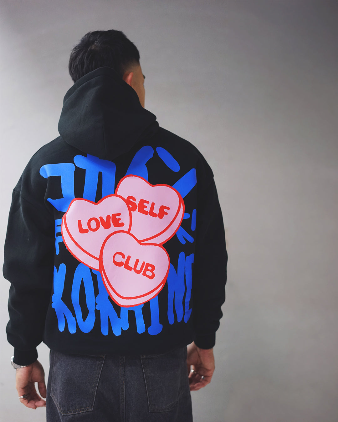 Self Love Club - Candy Hoodie // BLACK