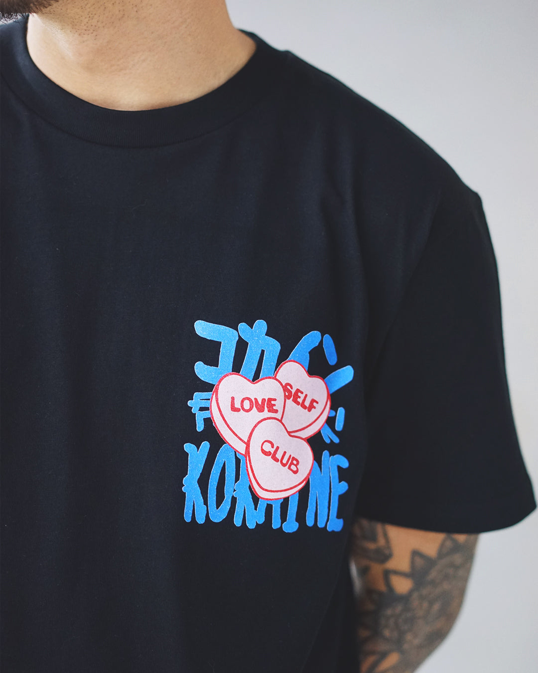 Self Love Club - Candy T Shirt // Black