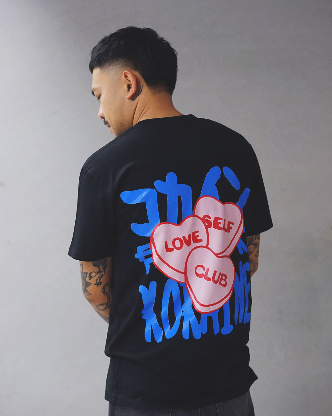Self Love Club - Candy T Shirt // Black