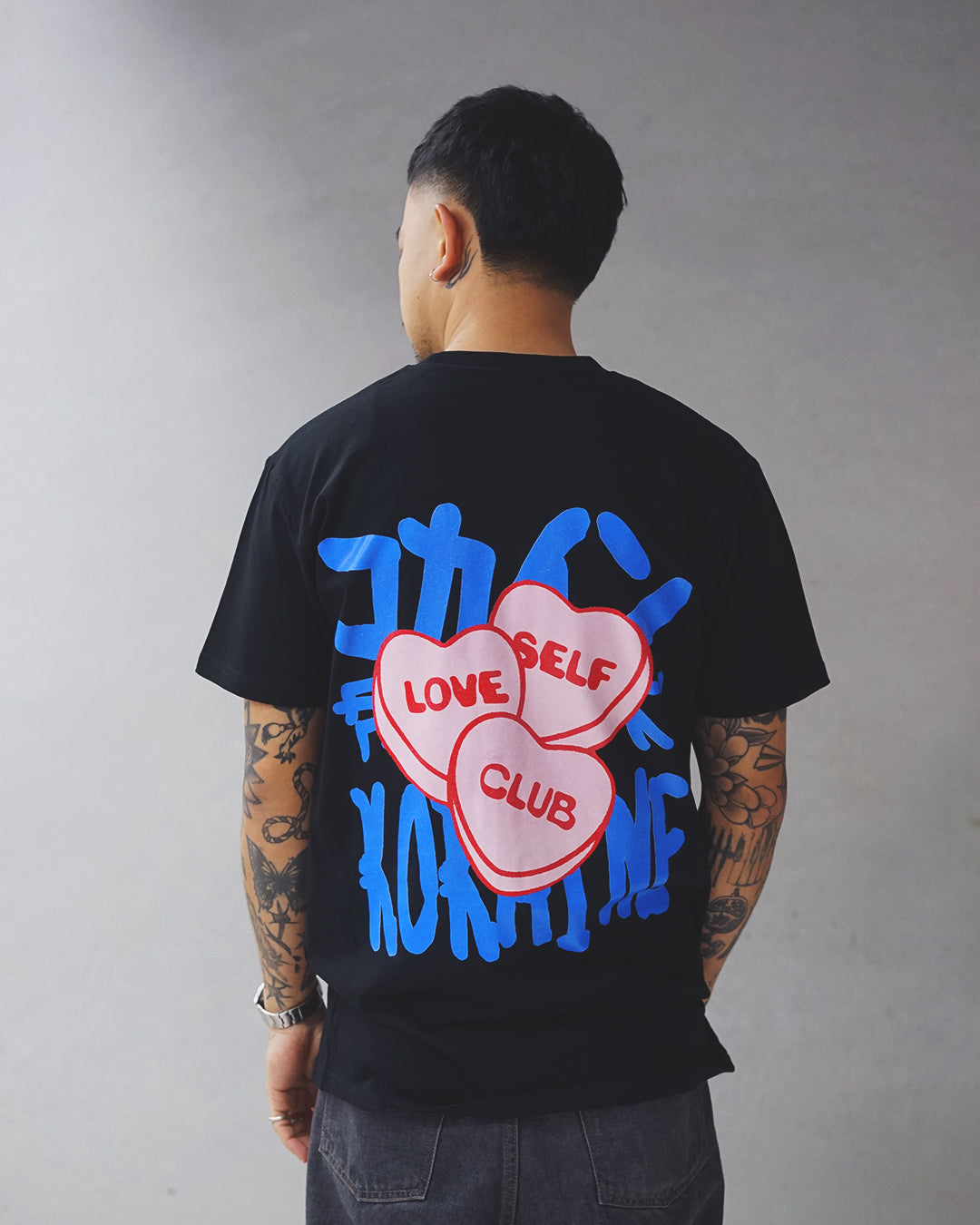 Self Love Club - Candy T Shirt // Black