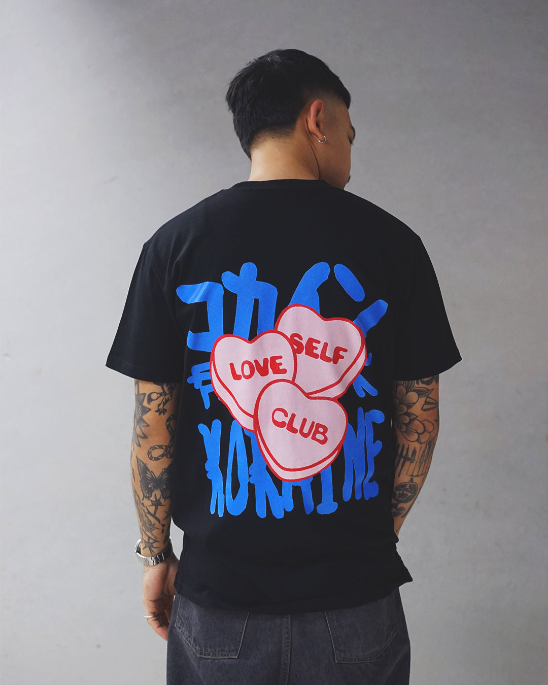 Self Love Club - Candy T Shirt // Black