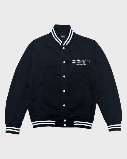 "Dream Chaser" Jock Jacket Hoodie // BLACK