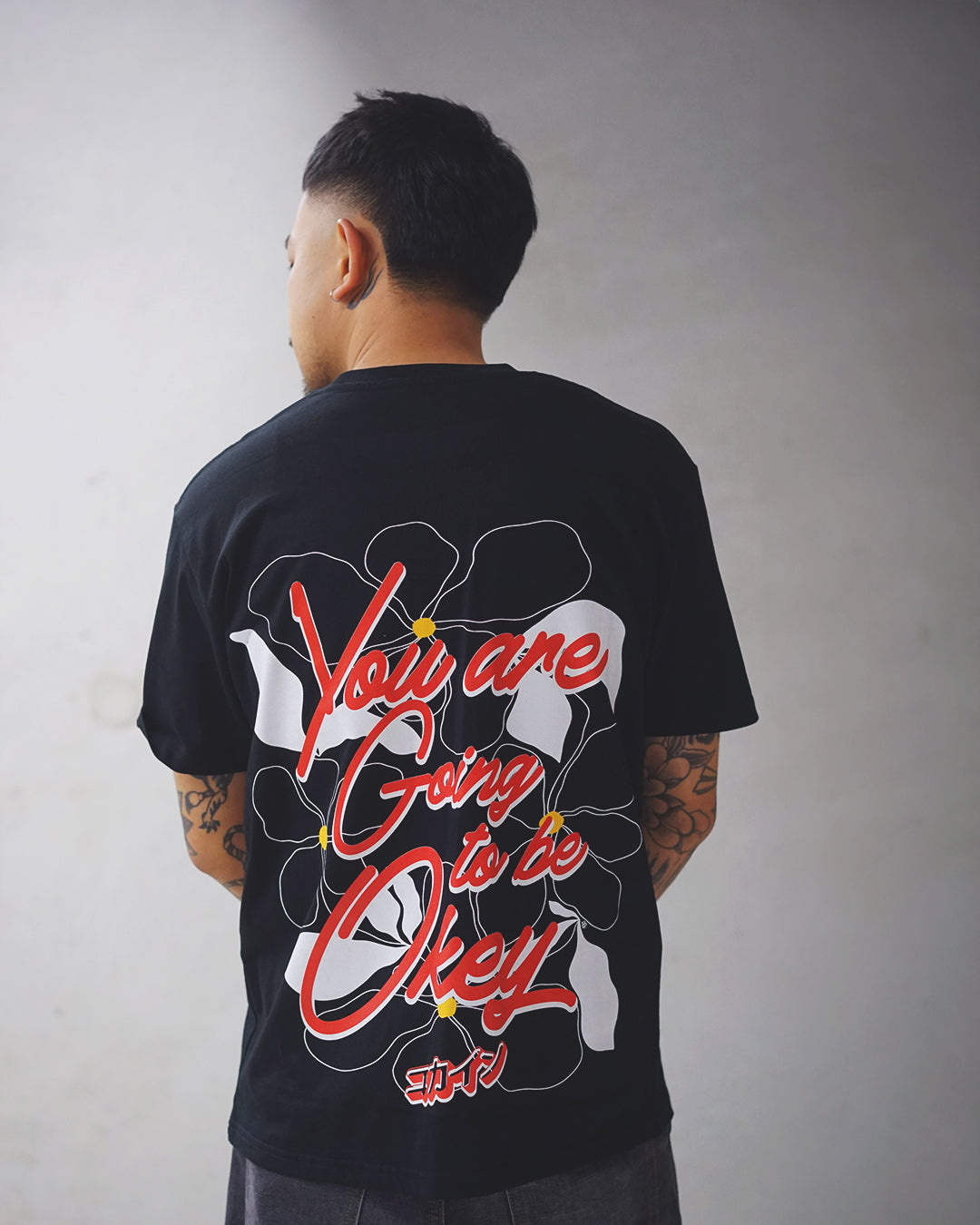 You Are Going To Be Okay T Shirt // Black