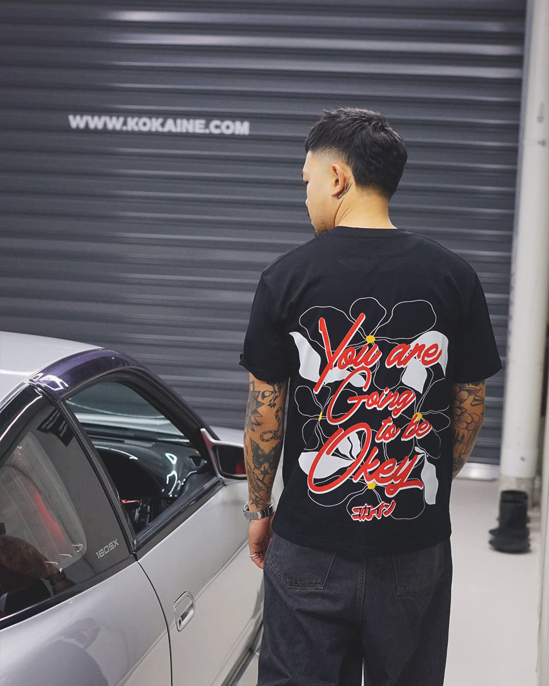 You Are Going To Be Okay T Shirt // Black