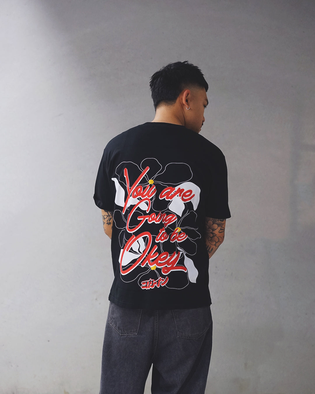 You Are Going To Be Okay T Shirt // Black