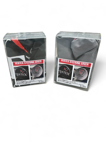 Vertex Steering Wheel Cover; Black