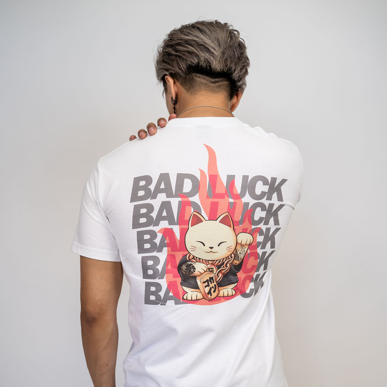 "Bad Luck" T Shirt // White