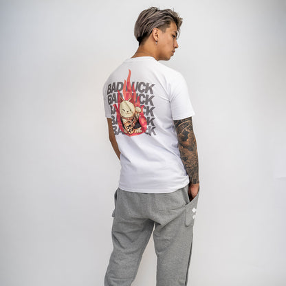 "Bad Luck" T Shirt // White