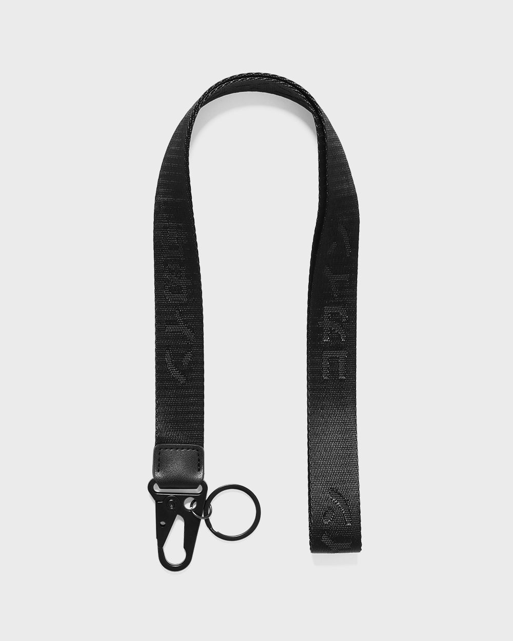 Lanyard 'Black With Black Logo' //// Nylon