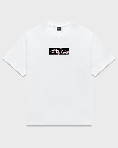 "Blossom" Box T Shirt // White