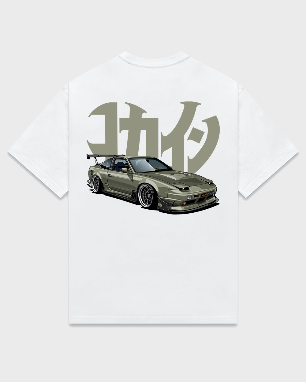 180SX @brucevanly "Love Yours" T Shirt // White