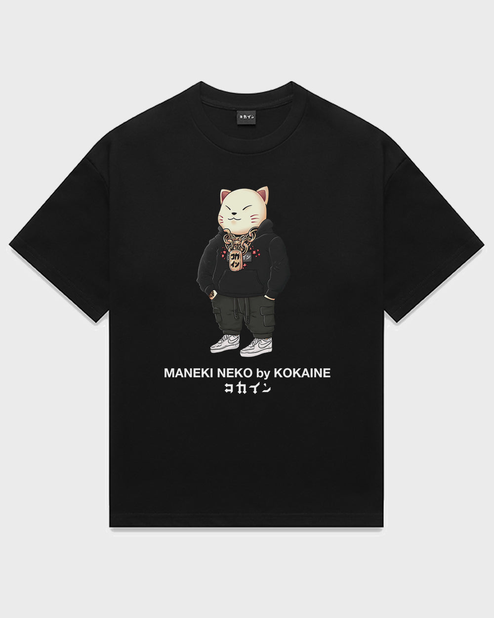 "Neko" by KOKAINE T Shirt // Black