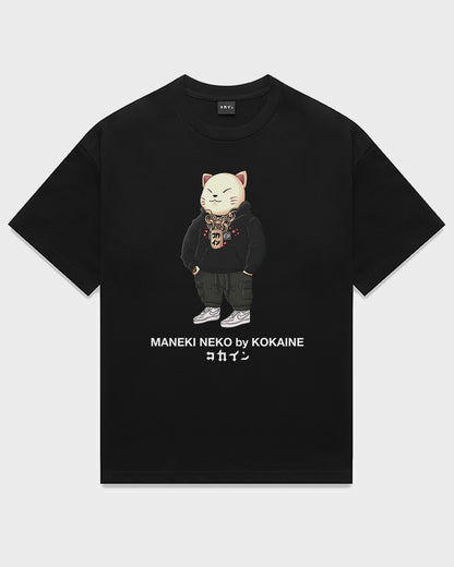 "Neko" by KOKAINE T Shirt // Black